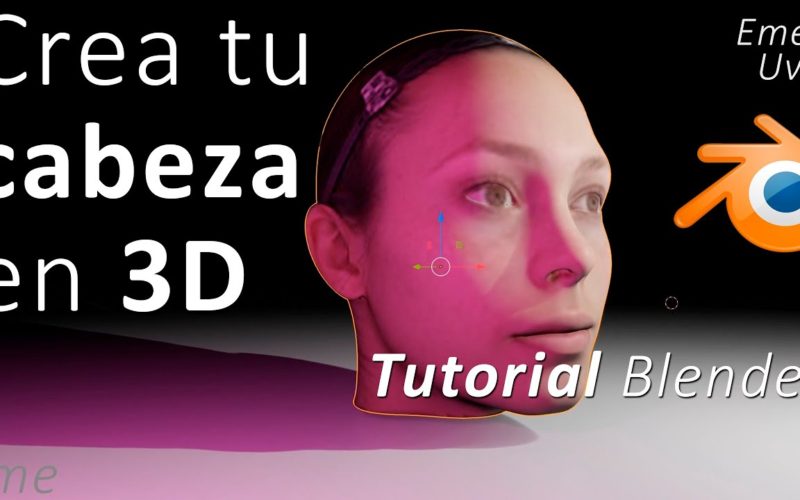Crea tu cabeza en 3D usando fotografías en Blender