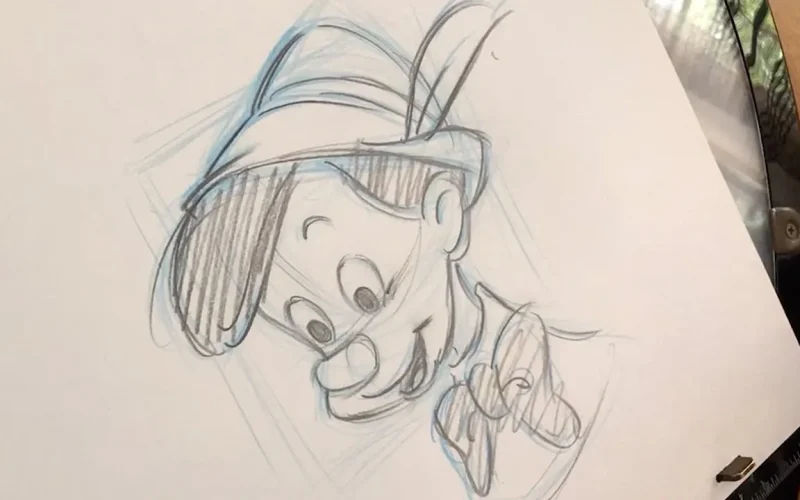 Dibujando a Pinocho