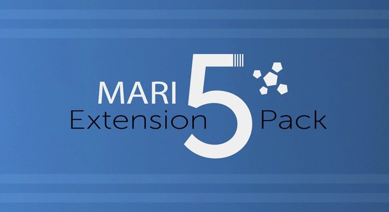 Mari Extension Pack 5 publicada por Jens Kafitz, la última versión de su conjunto de herramientas para el software de pintura 3D de Foundry.