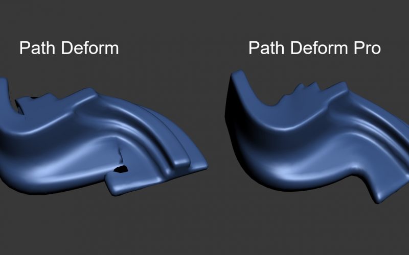 Path Deform Pro deforma reduciendo las intersecciones. Path Deform Pro deforma reduciendo las intersecciones en 3ds Max, mejorando el actual.