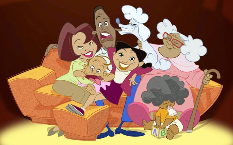 La familia Proud serie animada de Snipple.