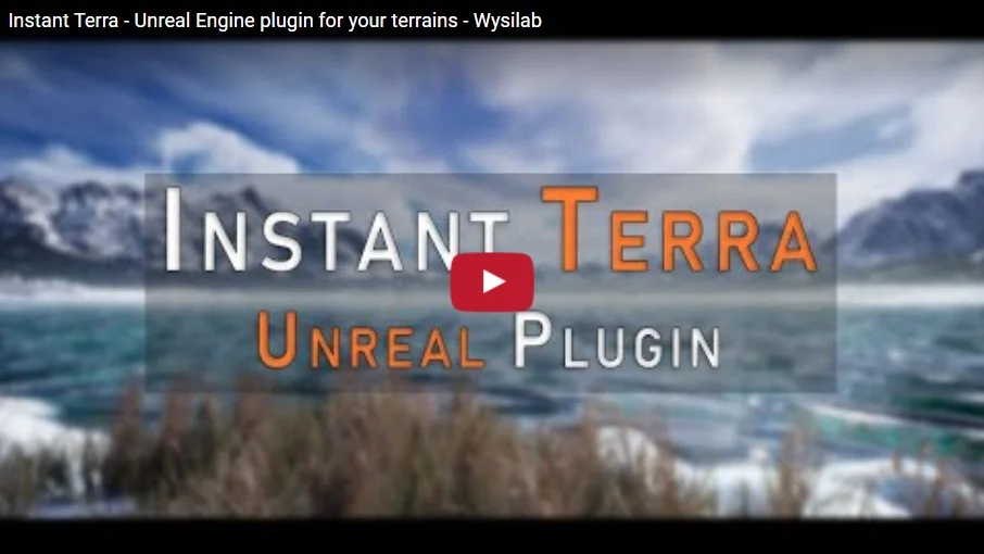 Instant Terra dispone de plugin para Unreal Engine
