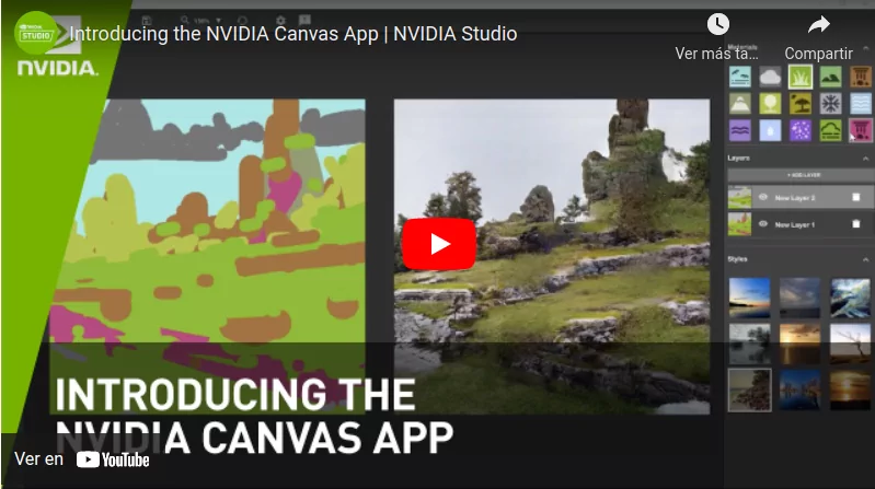 Introducción a Nvidia Canvas
