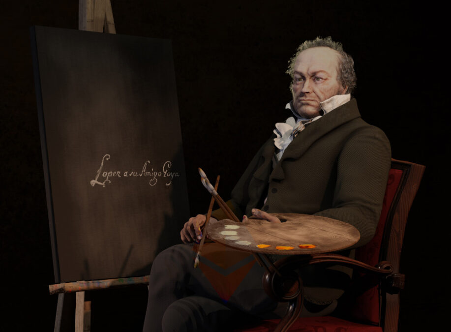 Tributo a Goya por el artista Cehvalbuena