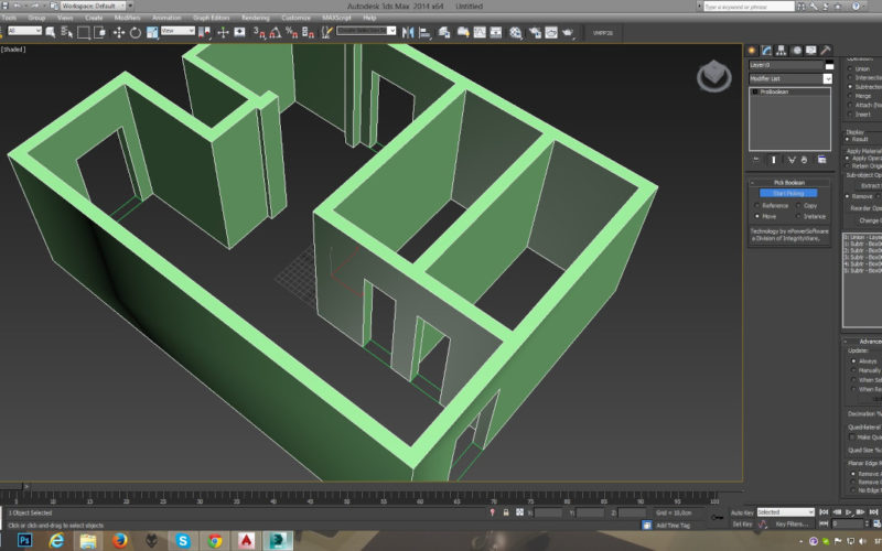 Crear un plano 3D de casa simple en 3dsmax