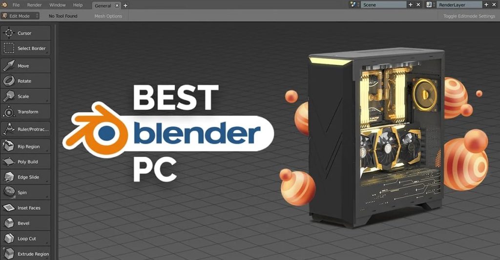 PC para trabajar de forma fluida en Blender.