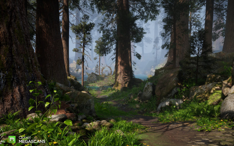 Bosque mágico con Megascans y Unreal Engine 4