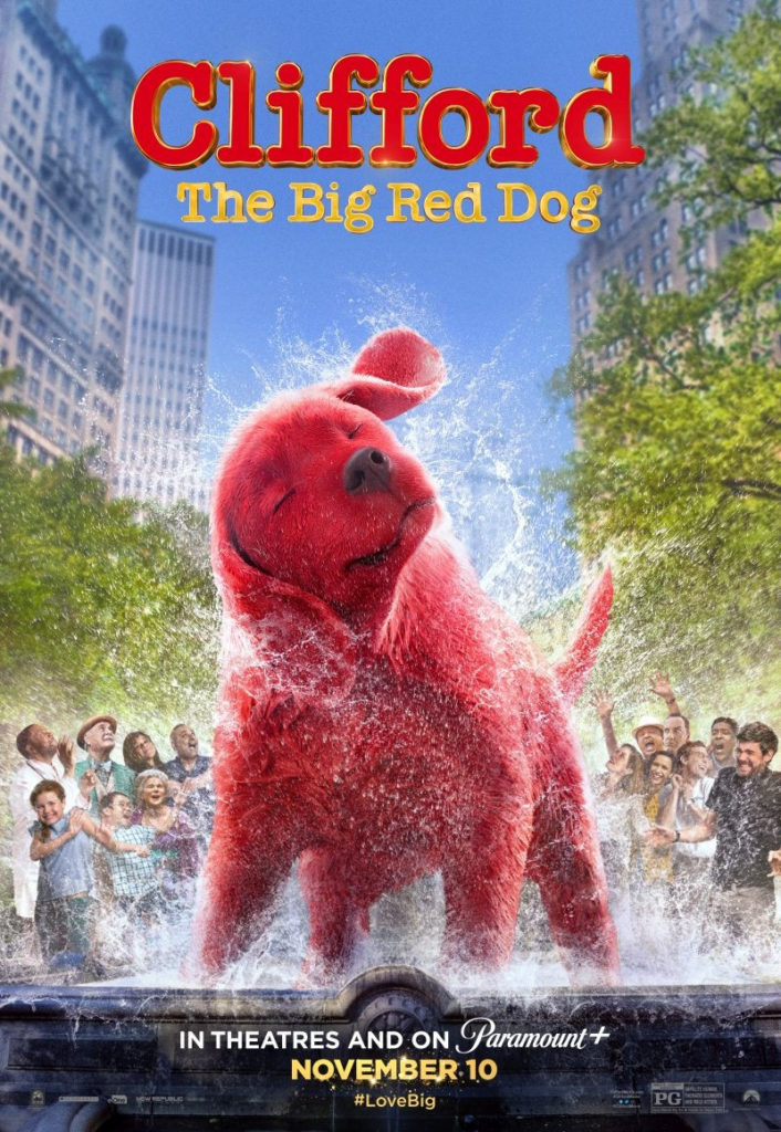 El perro grande y rojo está llegando a las calles de Nueva York