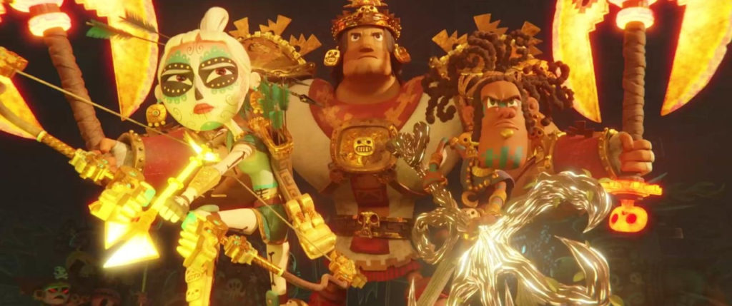 La princesa Maya y el trío Chimi, Rico y Picchu