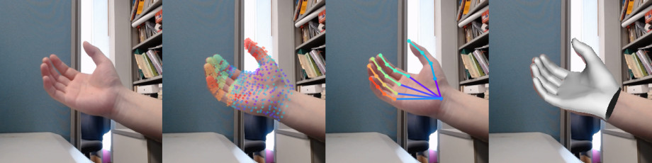 Simular manos 3D a partir de imágenes RGB