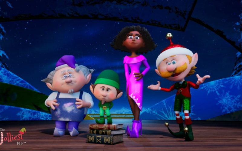 El elfo más alegre serie animada en 3D