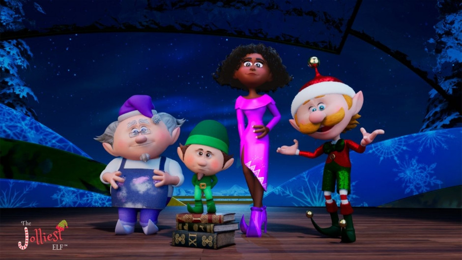 El elfo más alegre serie animada en 3D