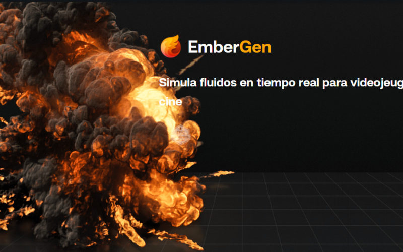 EmberGen para simular fluidos dinámicos