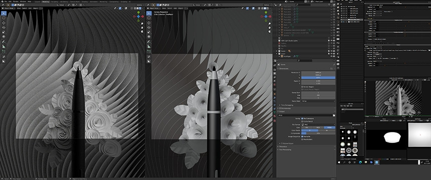 HDR Light Studio Xenon Dro 4 - Actualización a los motores de render Octane y RenderMan para Blender