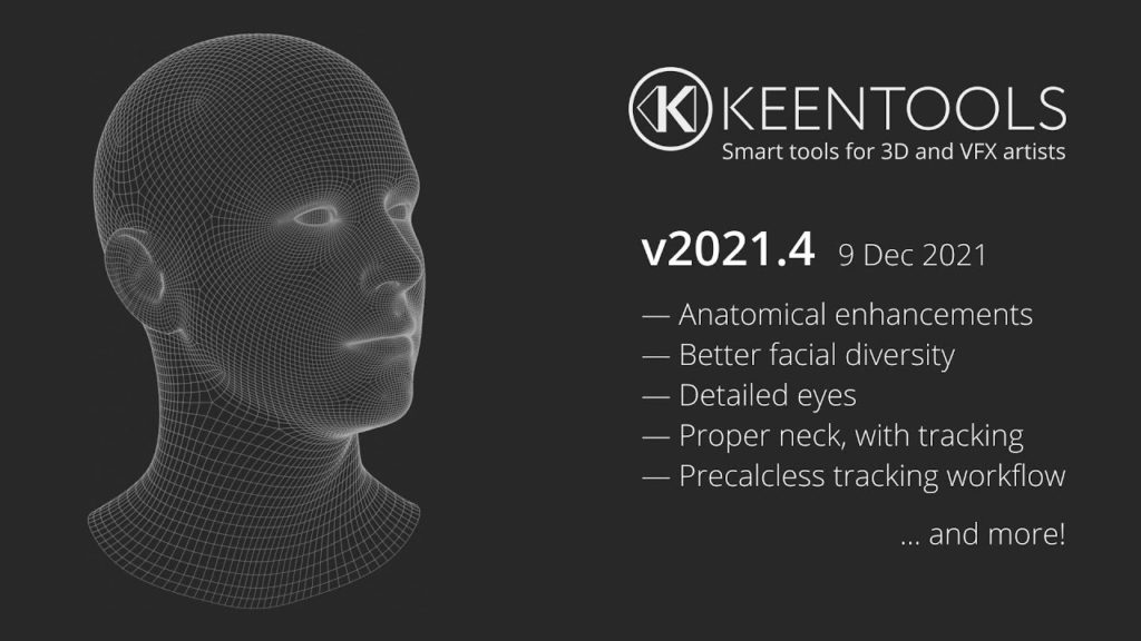 KeenTools 2021.4 con FaceTracker para Nuke
