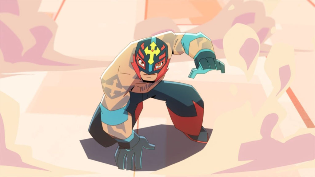 Rey Mysterio contra The Darkness en animación 2D