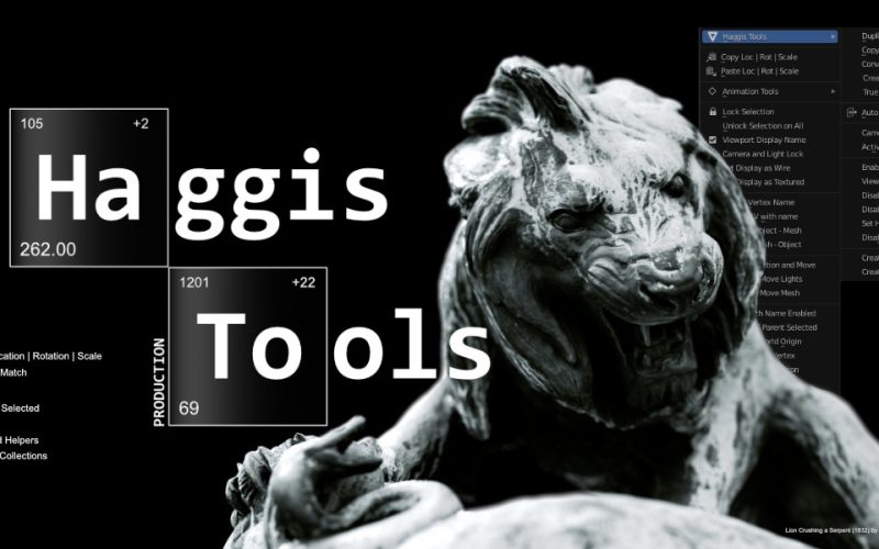 Haggis Tools optimiza el trabajo en Blender