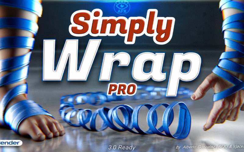 Simply Wrap Pro envuelve objetos