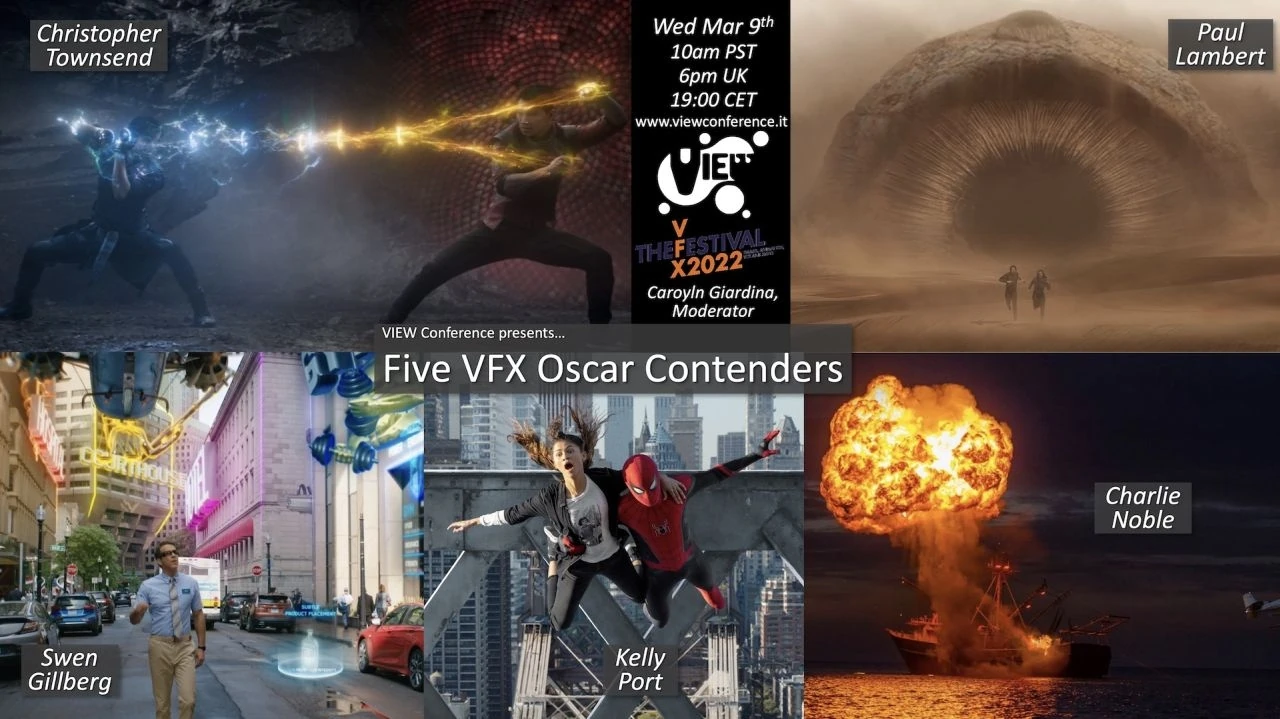 Conferencia VIEW con los finalistas al Oscar