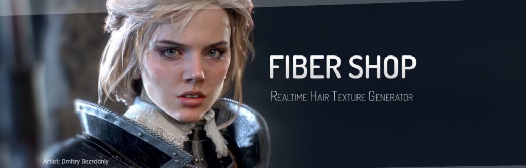 Fiber Shop 2 dibuja mechones de cabello a mano