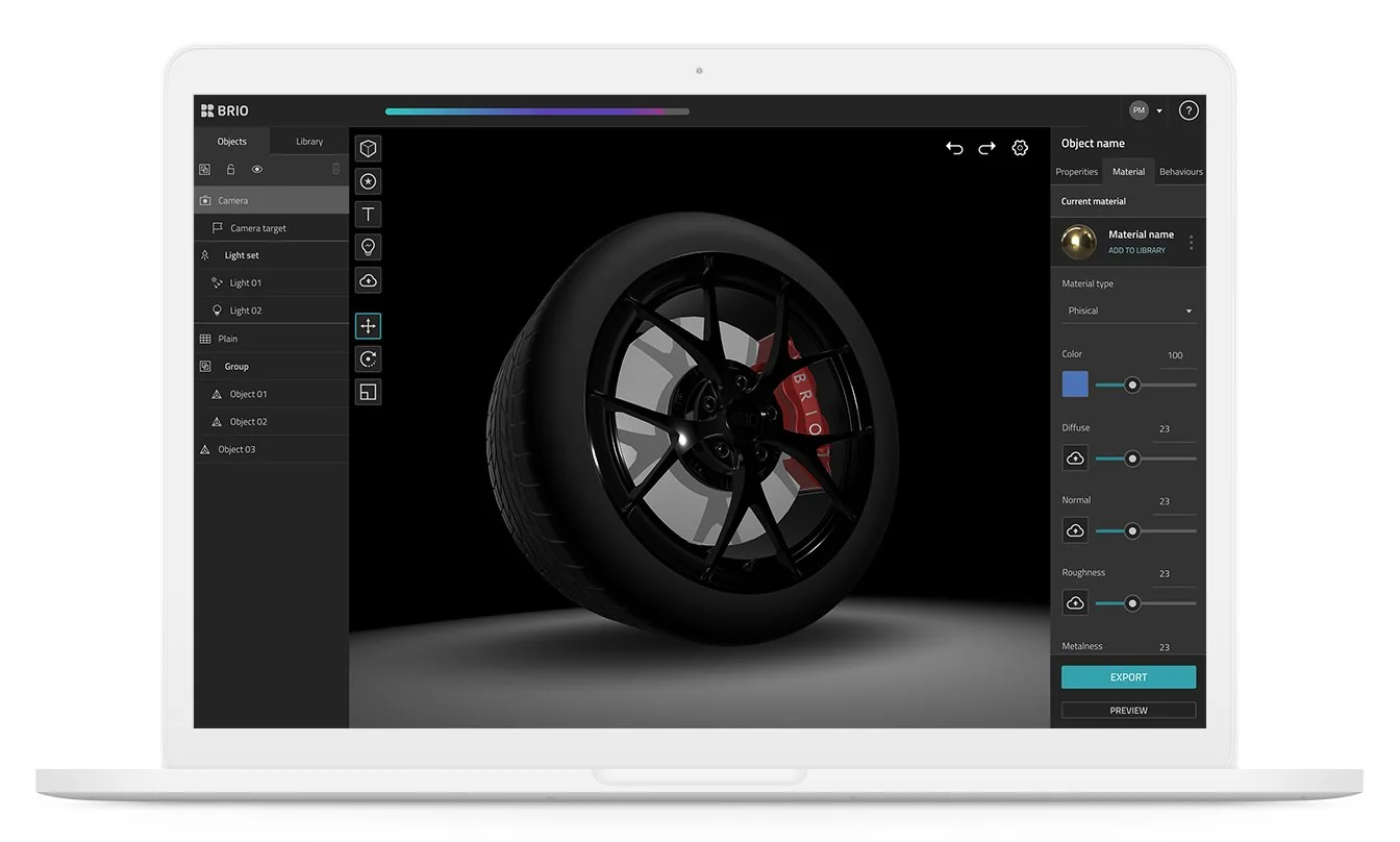 BRIO XR se fusiona con Adobe Creative Cloud