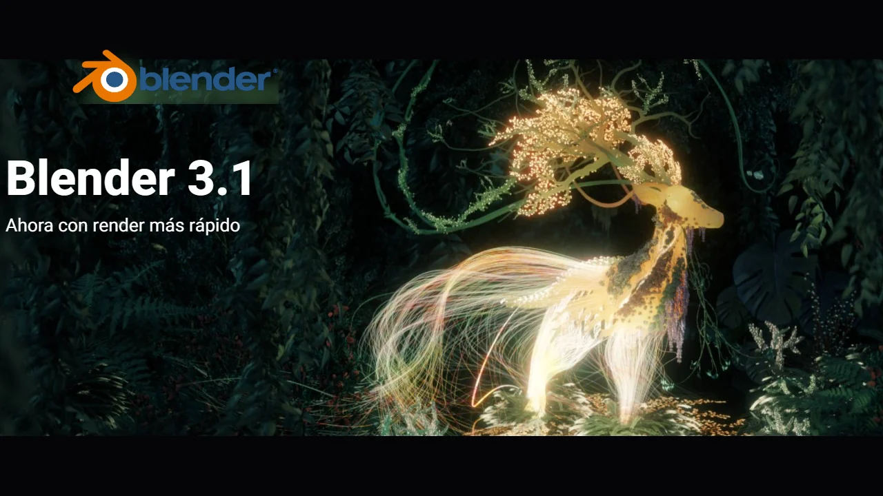 Blender 3.1 con render más rápido