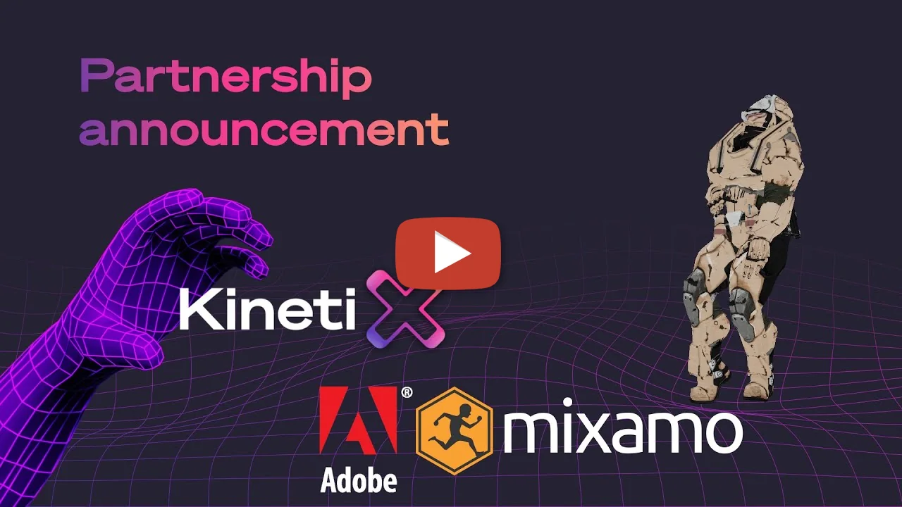 Kinetix captura animaciones de video y las pasa a tu modelo 3D