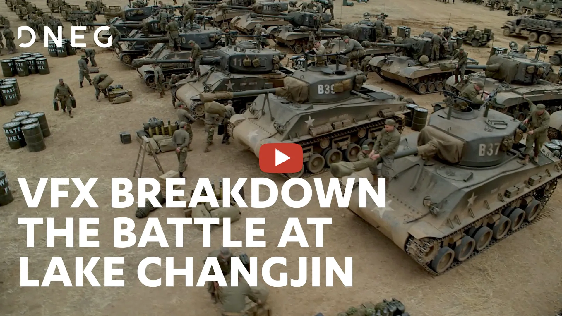 La batalla en el lago Changjin - desglose VFX