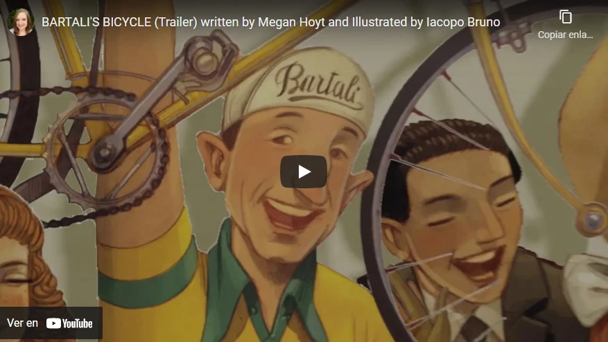 La bicicleta de Gino Bartali película animada en 2D