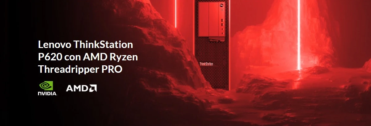 Lenovo ThinkStation P620 con AMD Ryzen Threadripper PRO