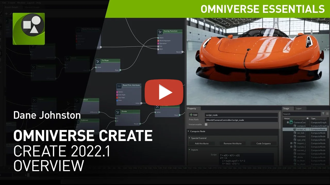 Nvidia Omniverse Create - video de la vista previa