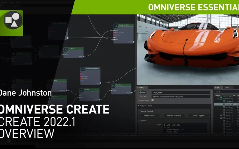 Nvidia Omniverse Create - vista previa