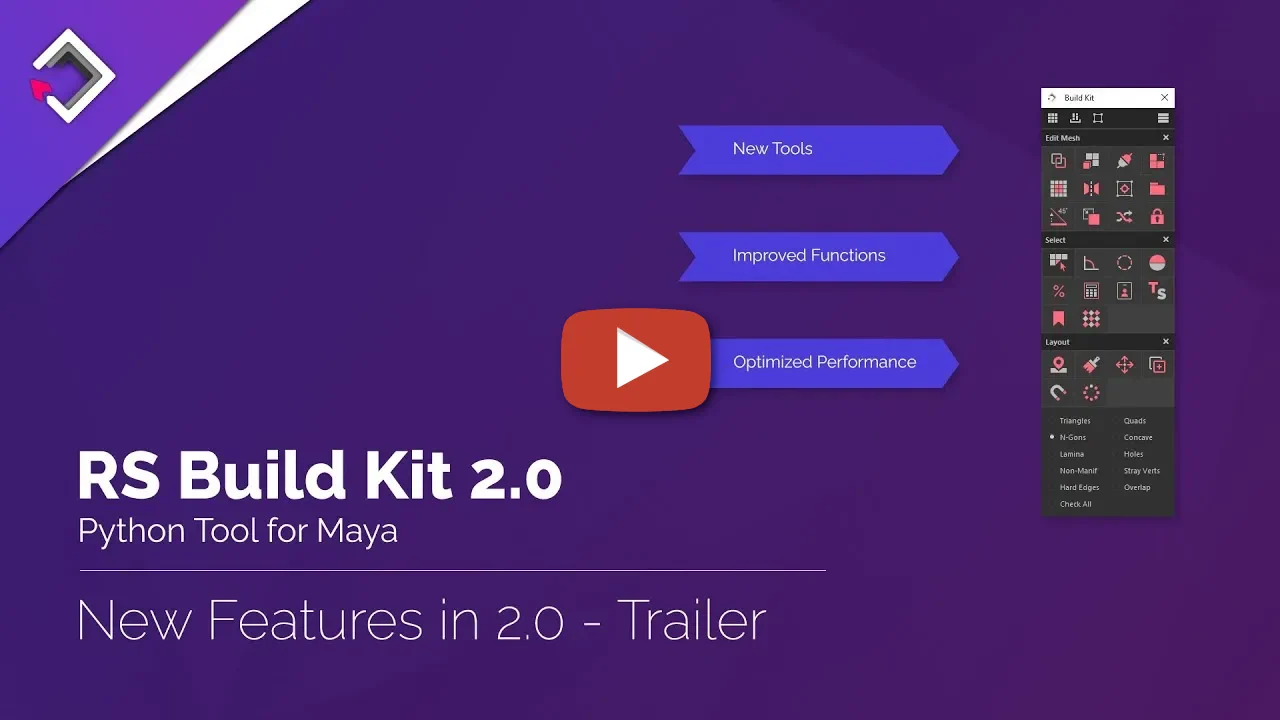 RS Build Kit para Autodesk Maya