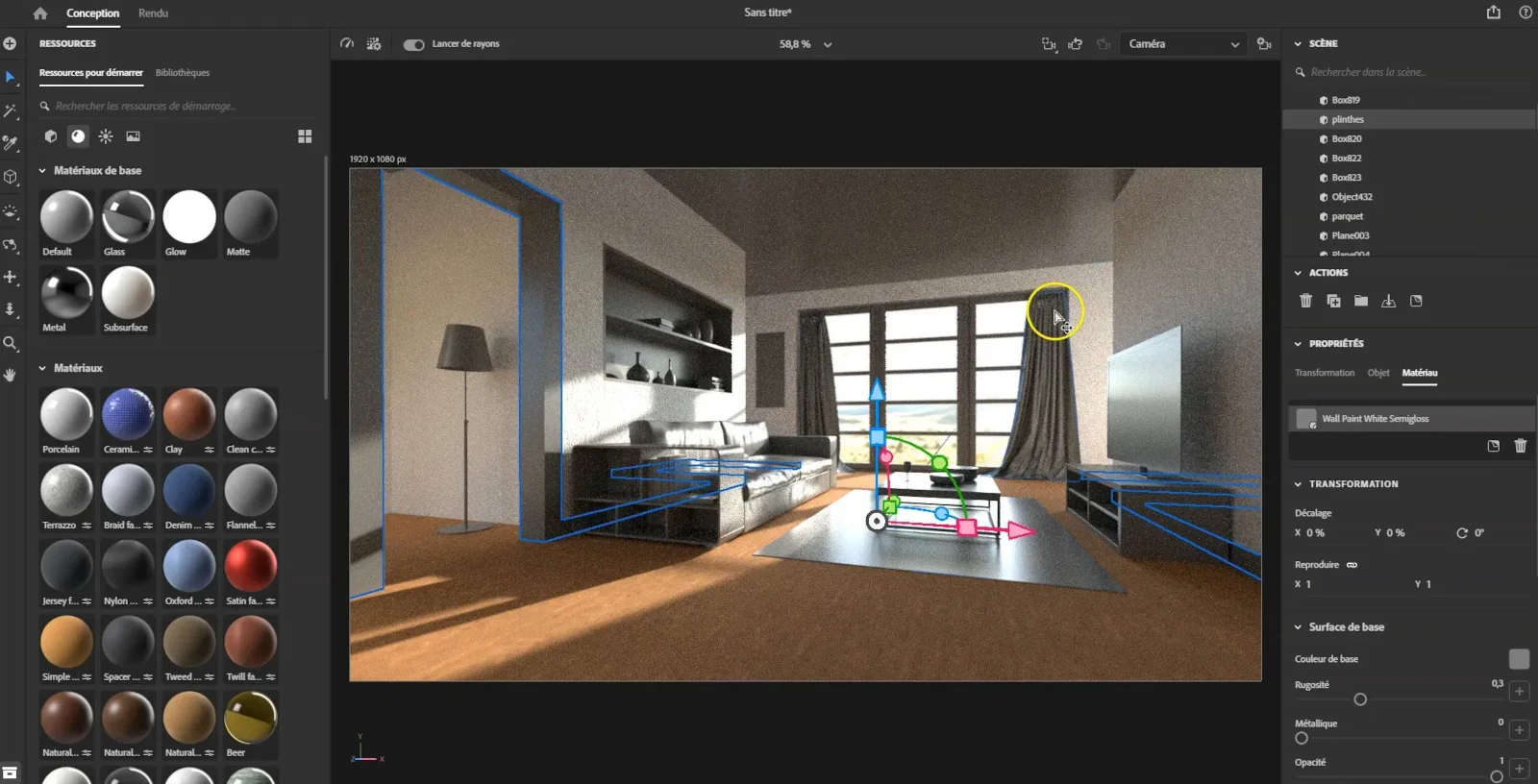 Crear fotografías virtuales con Adobe Substance 3D Stager 1.2