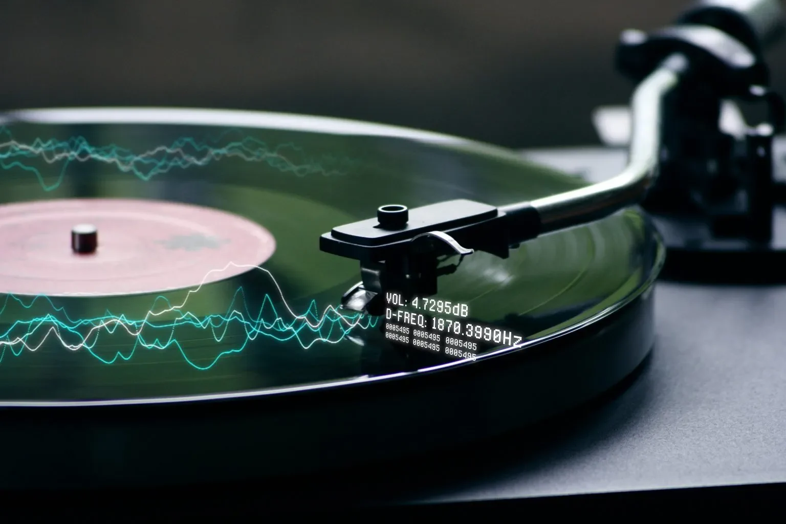 Revolv visualiza el sonido de un disco