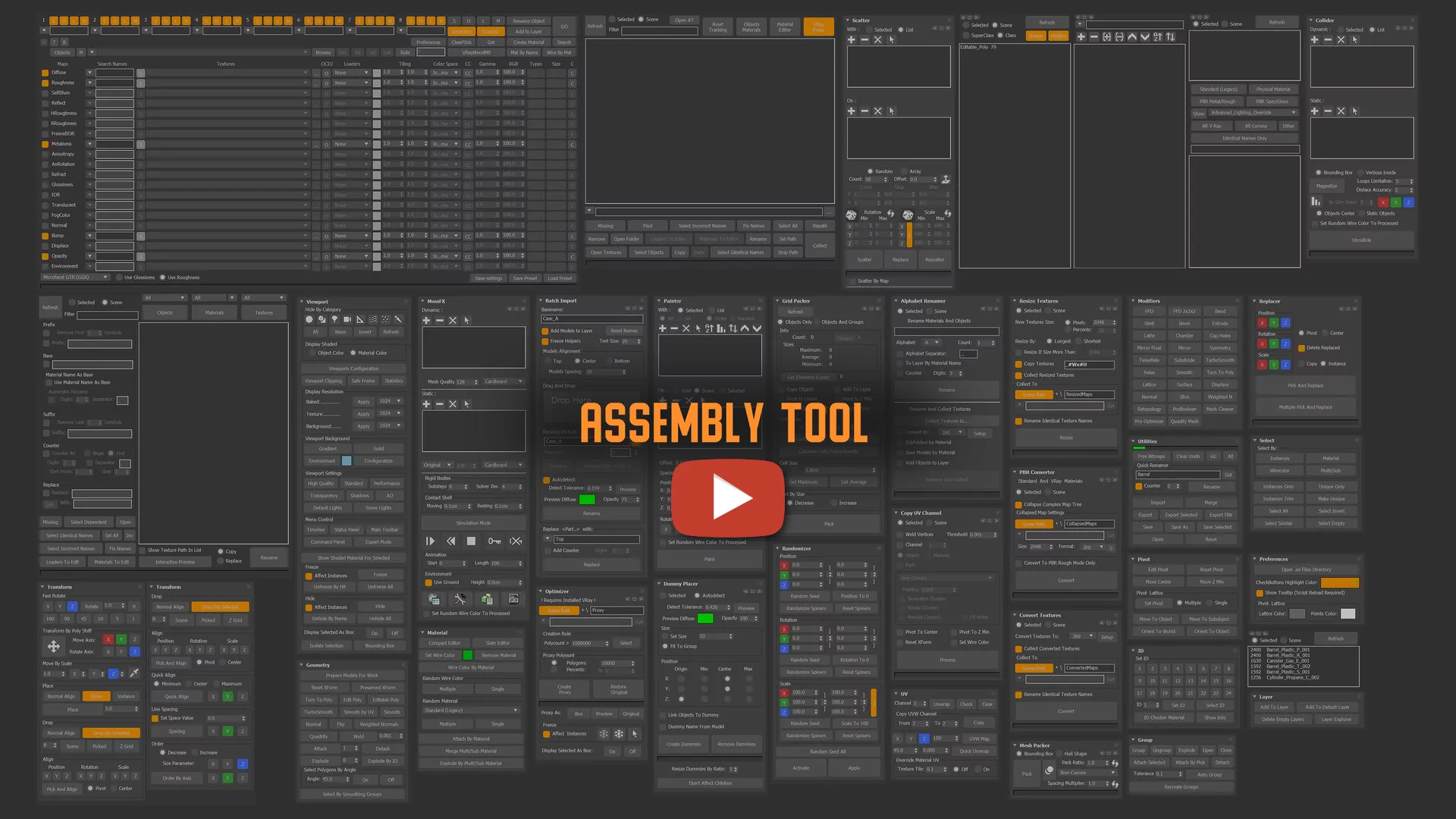 Assembly Tool acelera 3ds Max en video