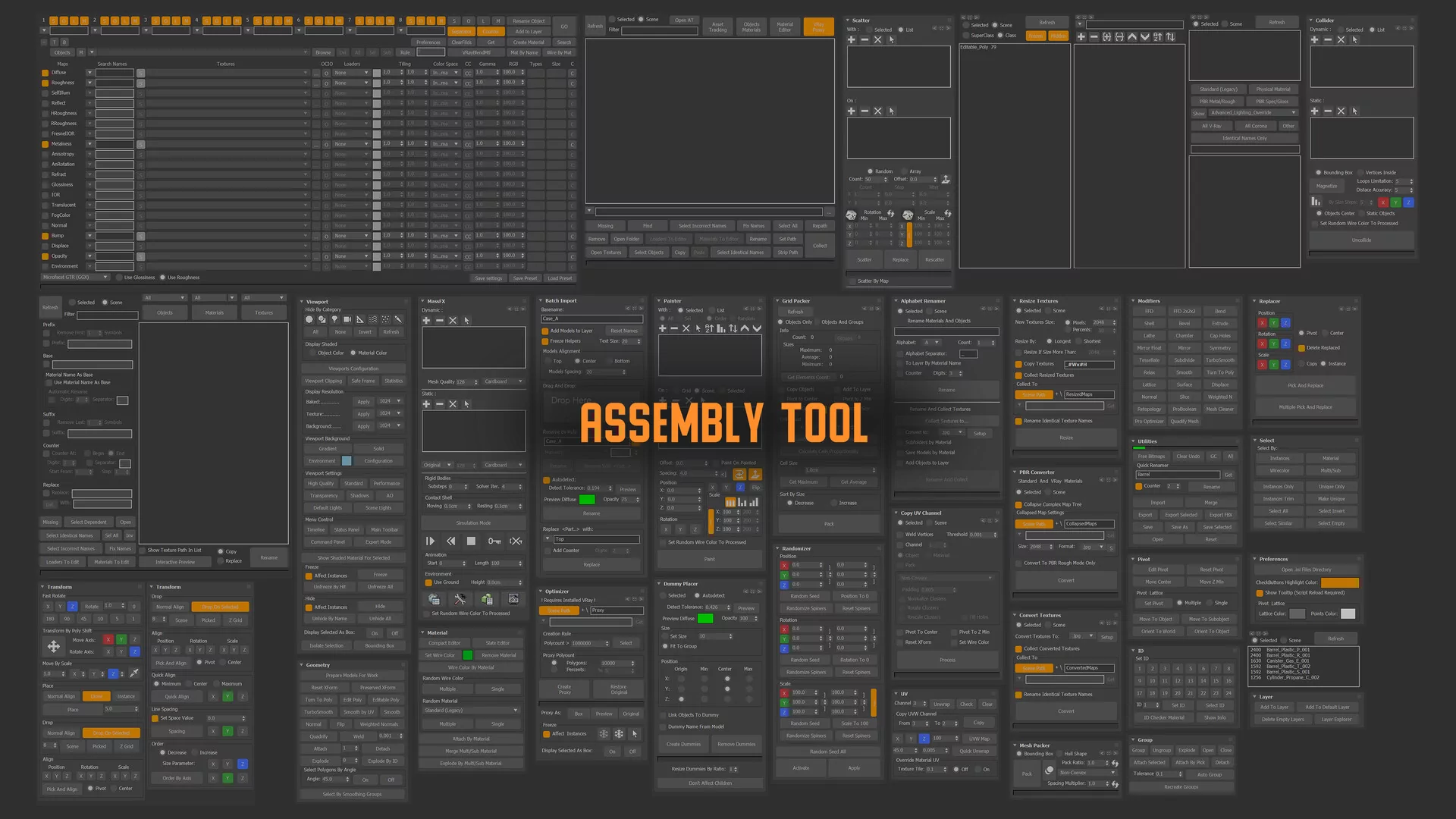 Assembly Tool acelera 3ds Max