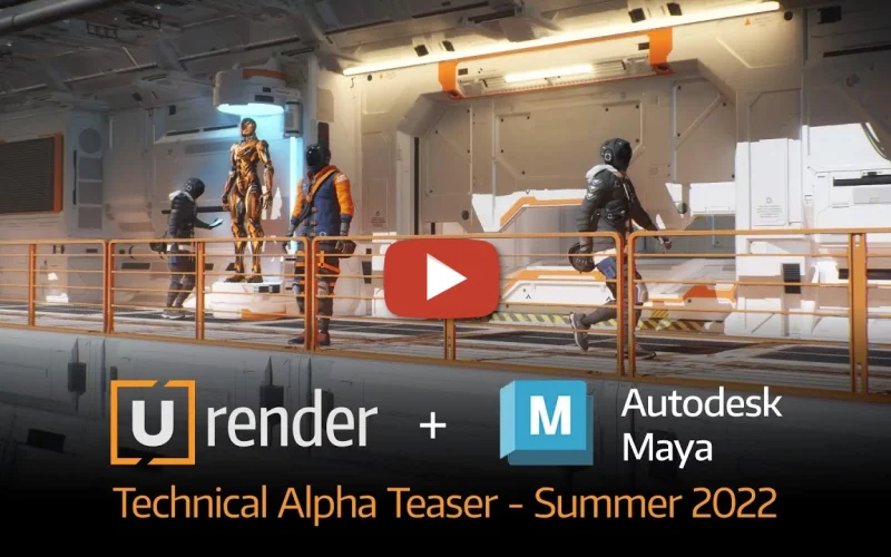Vista previa de U-Render para Autodesk Maya