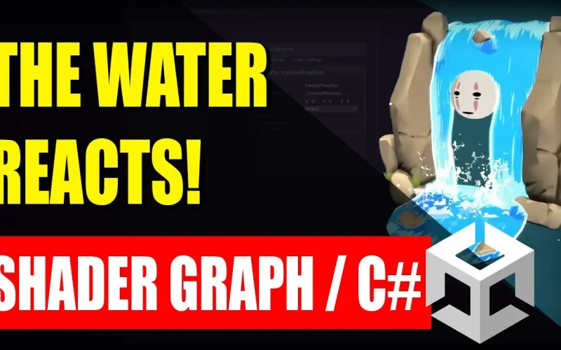 Conseguir agua interactiva con Unity Shader Graph