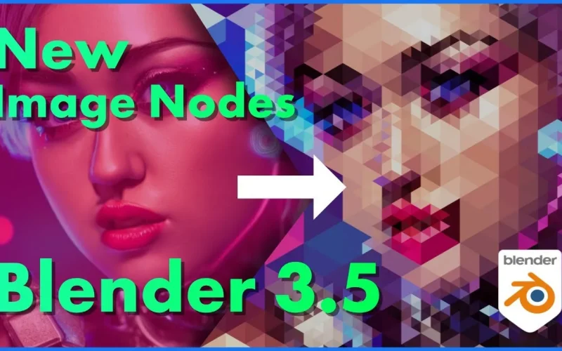 Nuevos nodos para modelado procedural en Blender 3.5
