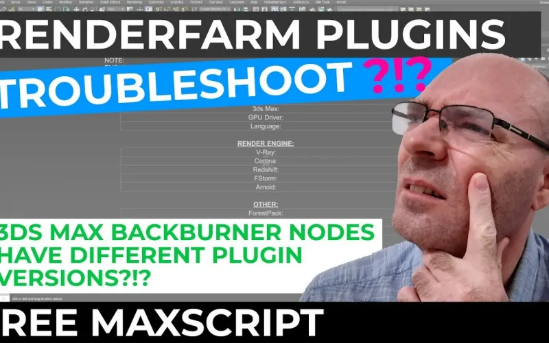 Script para solucionar problemas de render en red en 3ds Max Backburner