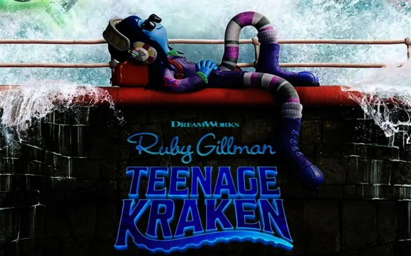 Una Kraken adolescente creada por Dreamworks