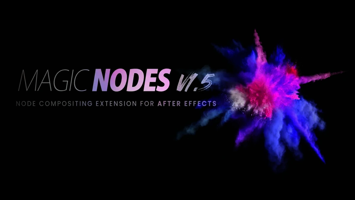 Magic Nodes - composición basada en nodos en After Effects