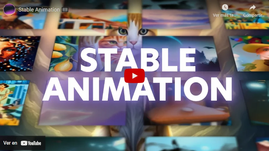 Stable Animation SDK pasa el texto a imágenes creadas por IA