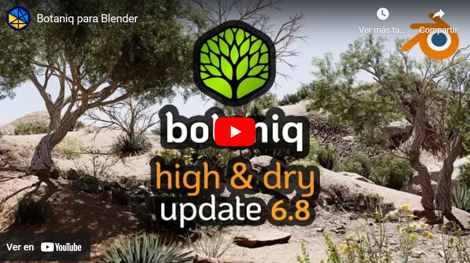 Botaniq para Blender - video