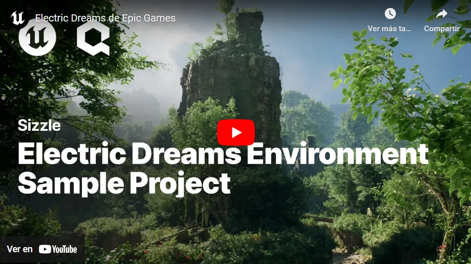 El proyecto de Electric Dreams en descarga para Unreal Engine