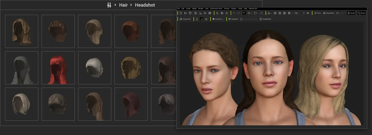 Headshot 2 crea cabezas en 3D con asistencia de IA
