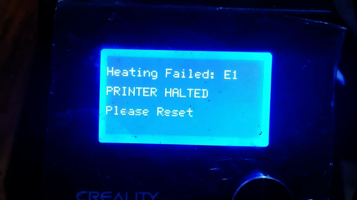 Heating Failed E1 Printer Halted