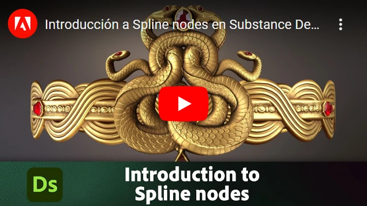 Introducción a Spline Nodes en Substance Designer
