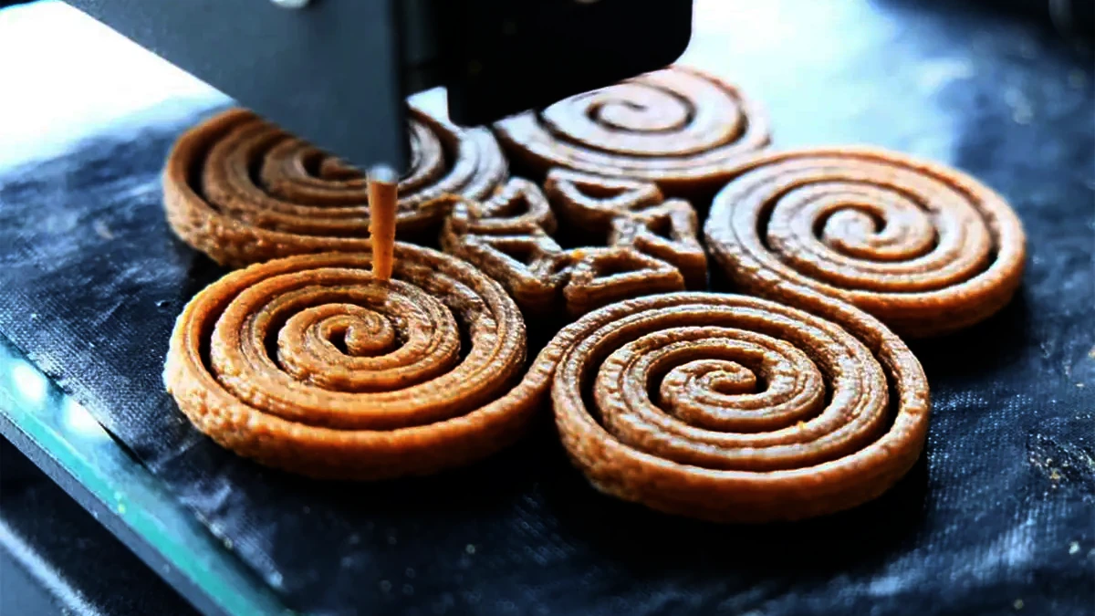 La impresión 3D de galletas y otros alimentos